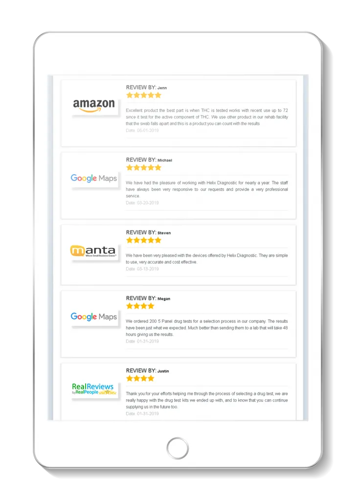 Mobile friendly review application
